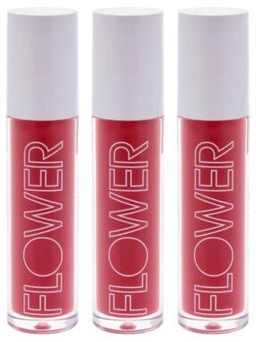 3pc FLOWER Beauty Lip Gloss in Fuchsia Crush 0.12oz